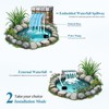 Pond Waterfall Spillway with Filter and Pump Kit - 304