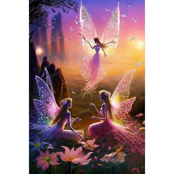 RMSGOZO Garden Dancer Fairy Diamond Painting Kits - Fairy Tale