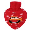 Hot Water Bottle Rubber Leakproof Relieve Pain Cute Knit Cover