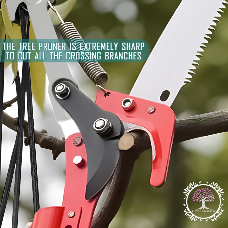 Pole Saws for Tree Trimming, 7.3-27 ft Extendable Tree Trimmers