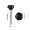 uxcell M6 x 50mm Male Thread Knurled Clamping Knobs Grip