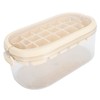 Ice Cube Tray with Lid Bin 2 Layer Ice Trays