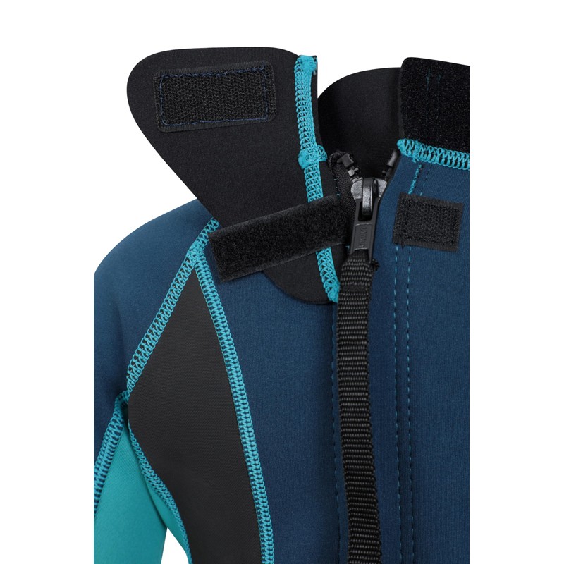 Mountain Warehouse Kids Full Wetsuit - 2.5mm, UPF50+ Neoprene Teal