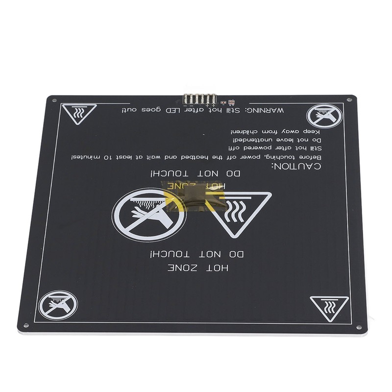 12V 1.2Ω 3D Printer Aluminum Plate with Hotbed Cable Heated