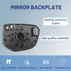 Driver Left Side Mirror Glass - Compatible with Honda Vehicles