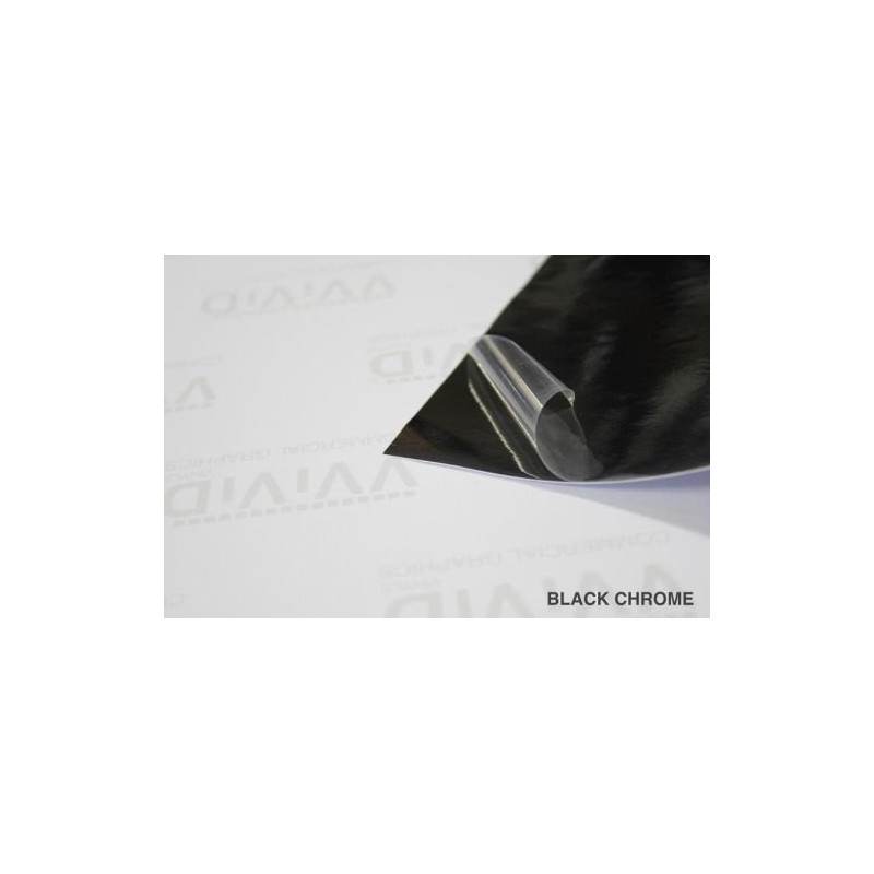 VViViD Black Mirror Chrome Cast Vinyl Wrap Self-Adhesive Film Air-Release