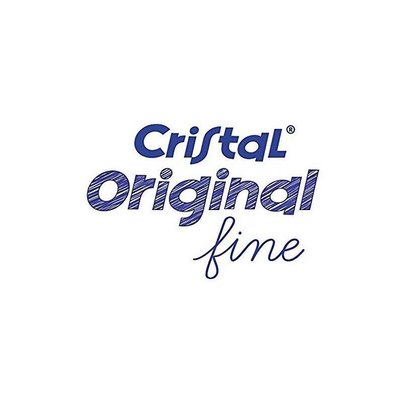 Bic Crystal Ballpoint Pen, Fine Point Orange Pack of 6