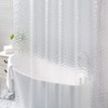 Ryhpez Shower Curtain Liner - Clear Shower Curtain Set with