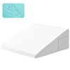 Ruqmuis Bed Wedge Pillow for Sleeping, 12" Wedge Pillows for