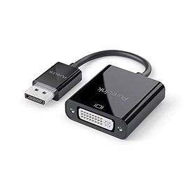 PureLink DisplayPort to DVI adapter, 1920 x 1200 WUXGA resolution, 4.95 GB/s bandwidth, gold-plated contacts, 0.15 m, black