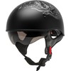 GMAX HH-65 Naked DOT Approved Half Helmet for Motorcycle, Moped,