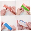 SAFIGLE 10pcs Sponge Nail Buffing Blocks for Nail Art Gentle