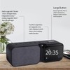 CLSSLVVBN Dual Alarm Clock Bluetooth Speaker Adjustable Display Light Sound