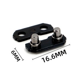 50Pcs 3/8" Chainsaw Chain Repair Kits Compatible with 3/8-LP Type 91 Master Link Tie Straps Woodland 34LP 30LP 30LR Carlton N4C N1C