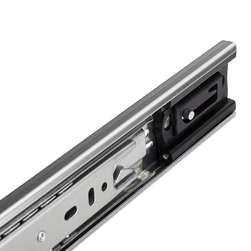 SOTECH KV2-35-H45-L250-SE Full-Extension Drawer Slides, Telescopic, Self-Closing, Length 250 mm,