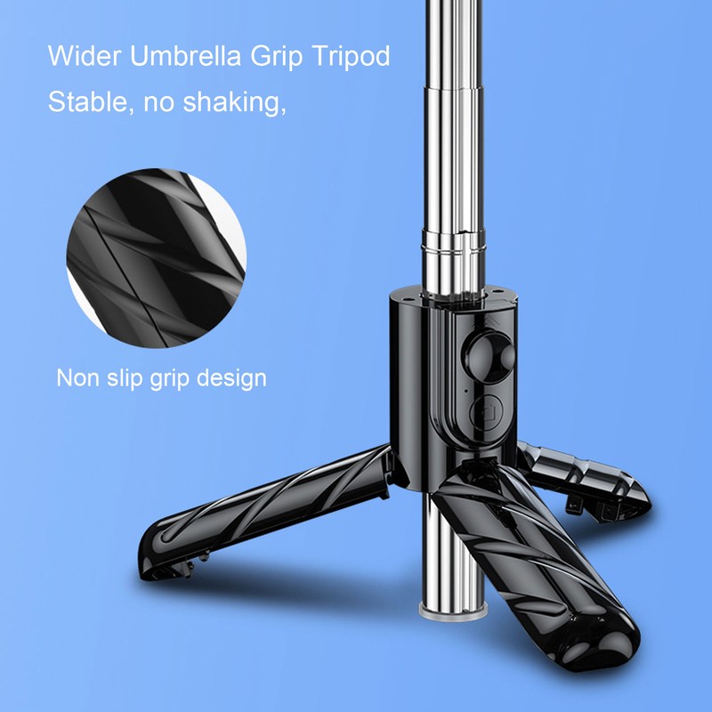 Selfie Stick Tripod Lightweight Remote Control 27.6in Extendable BT Phone