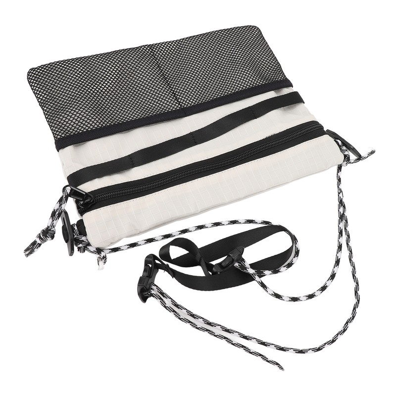 Outdoor Shoulder Bag Multifunction Multiple Department Adjustable Strap Portable Mini