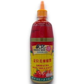 Shing Kee Sriracha Hot Chili Sauce - 28 oz., Bigger Size for Longer Use!