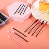 Juego de 270 aplicadores de maquillaje desechables, 70 cepillos desechables