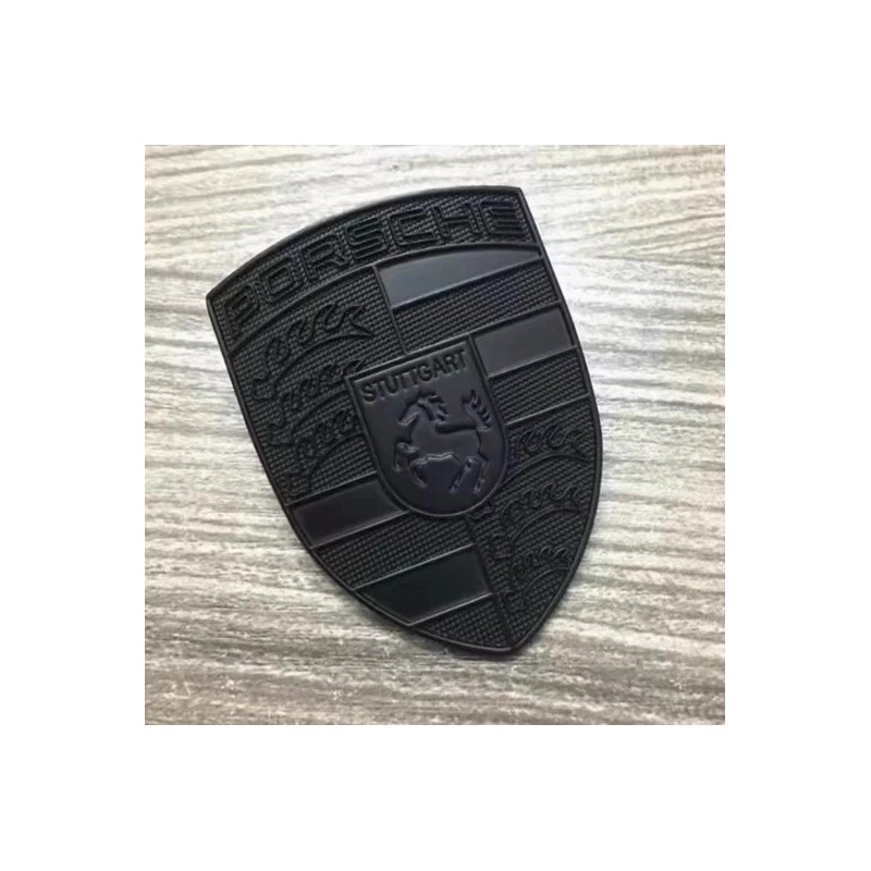 Matte Black Hood Crest 911 996 997 930 Badge Emblem