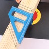 KETIPED 3D Multi-Angle Measuring Ruler,45/90 Degree Aluminum Alloy Woodworking Square