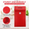 Yaocom Metal Donation Cash Box Collection Safe Suggestion Box with