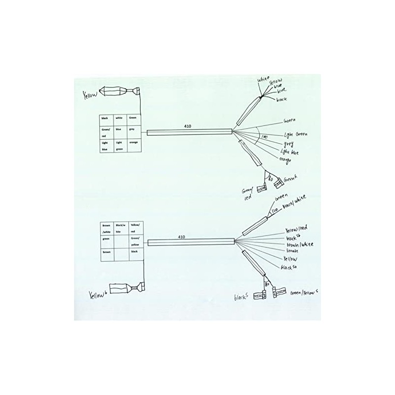 Motorcycle Handlebar Switch, 2PCS Universal 78'' Motorcycle Control Switch Left