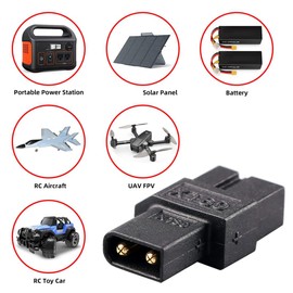 chenyang XT60 to XT30 Adapter,XT30 Male to XT60 Female Bidirectional Charging Conversion Adapter for Aircraft Model/Car Model/Remote Control Toy/Battery Charger
