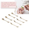 8Pcs Branch Design Coffee Spoon Stainless Steel Fruit Fork Dessert