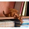 Wooden Hand Carved Dragon - Watching Dragon - Peering Over