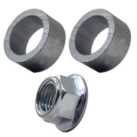 PPR PIT PRO RACING Motorcycle Spacer Axle Washer, M15 Front Or Rear Wheel Spacer Replacement for Dirt Pit Bike Motocross Motorcycle (M15*15mm)