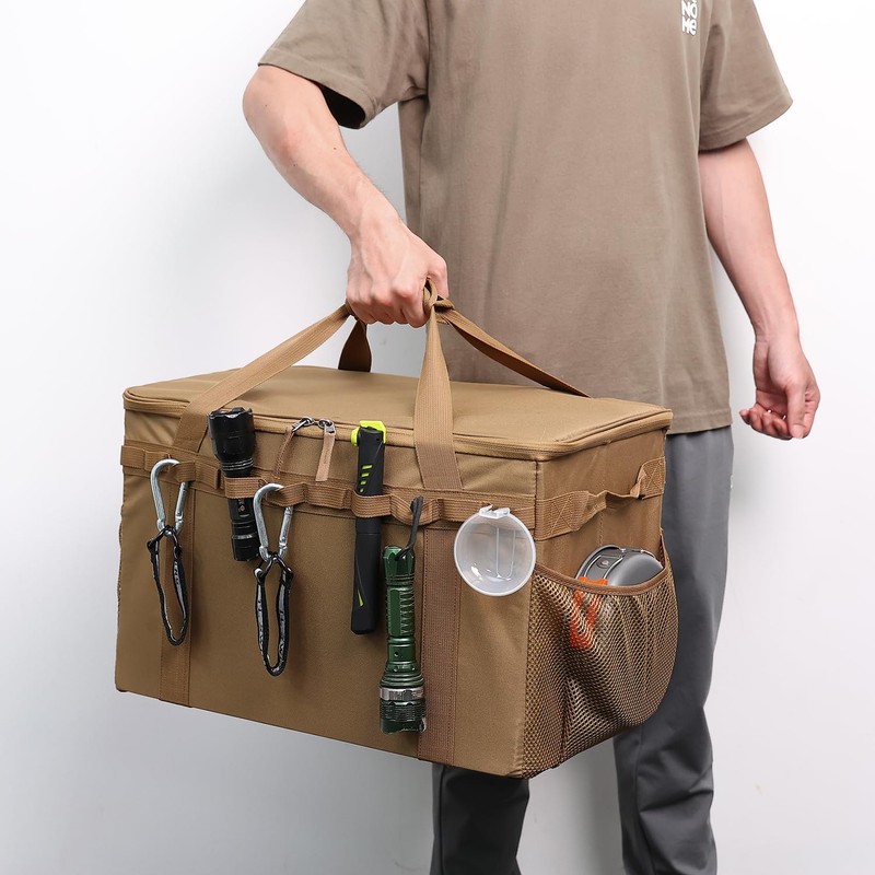 Lemubeane Tactical Camping Storage Bag - 46L Utility Tote Bag
