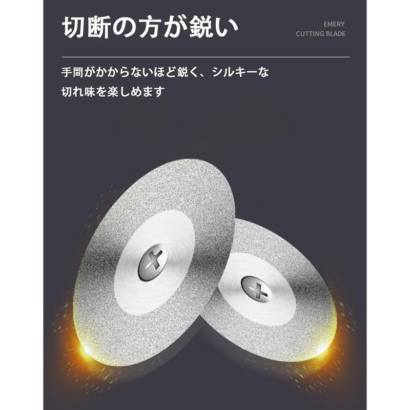 Mini Diamond Cutter Diameter 0.9 inch (22 mm) 10 Pieces