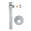 Eastman Quarter-Turn Straight Stop Valve with Extension Tube, 1/2 Inch