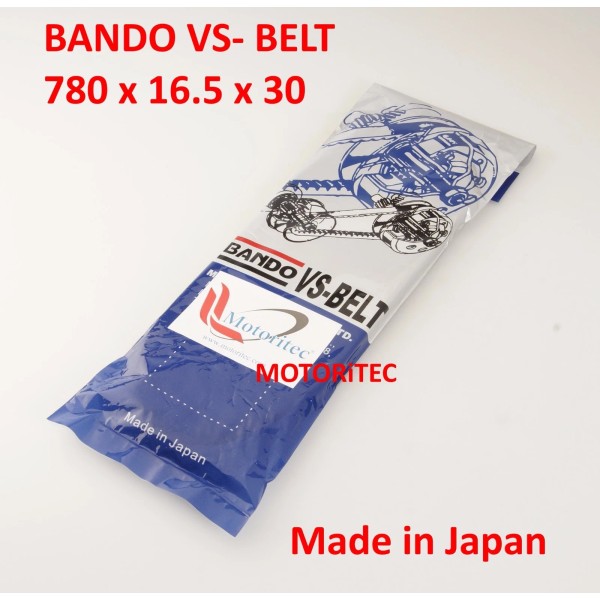BANDO 650207 CVT Belt 780x16.5 x30 for Eton E-Ton 2T