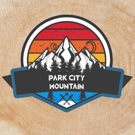 CafePress Park City Mountain Resort Park City Utah Rustic Wood Ornament, 2.75"x2.5"