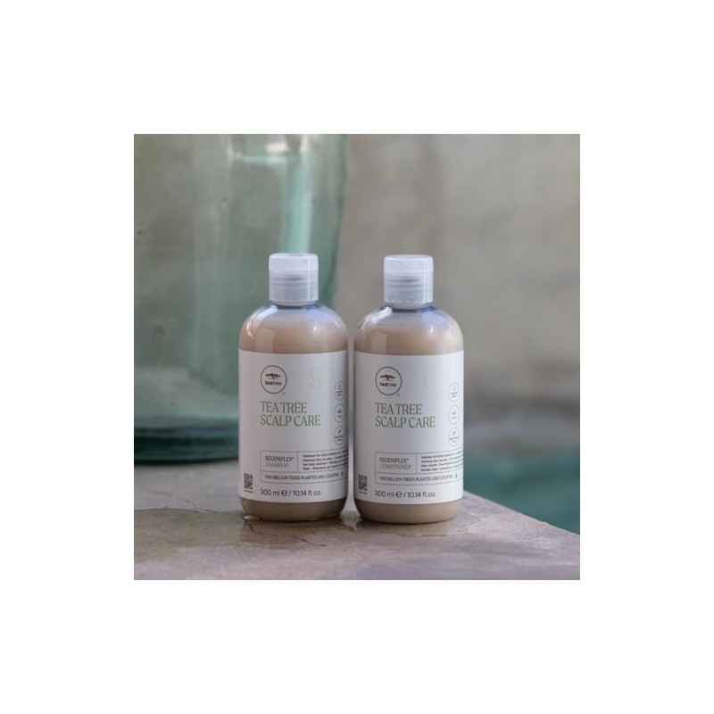 Tea Tree Scalp Care Regeniplex Shampoo, Thickens + Strengthens, For