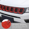 Grille Grill Cover Inserts Frame Trim Kit for Jeep Compass
