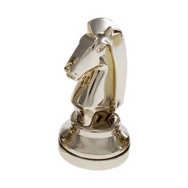 Hanayama Silver Color Chess Piece - Knight