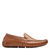 Clarks Men's Markman Plain Loafer, Tan Leather, 13