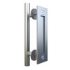 JUBEST 12'' Sliding Barn Door Handle Pull Flush Handle Set,
