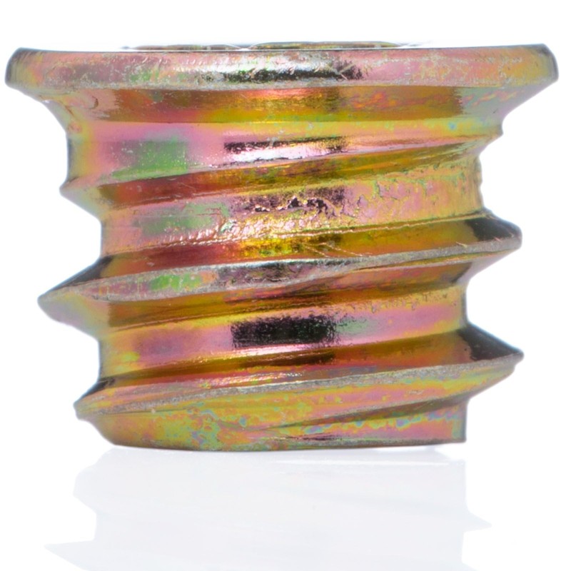 YoiYee Heavy Duty Wood Furniture M6 x 9mm Threaded Insert