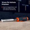 Presch 16 mm Professional Chisel with 25° Wedge Angle, Perfectly