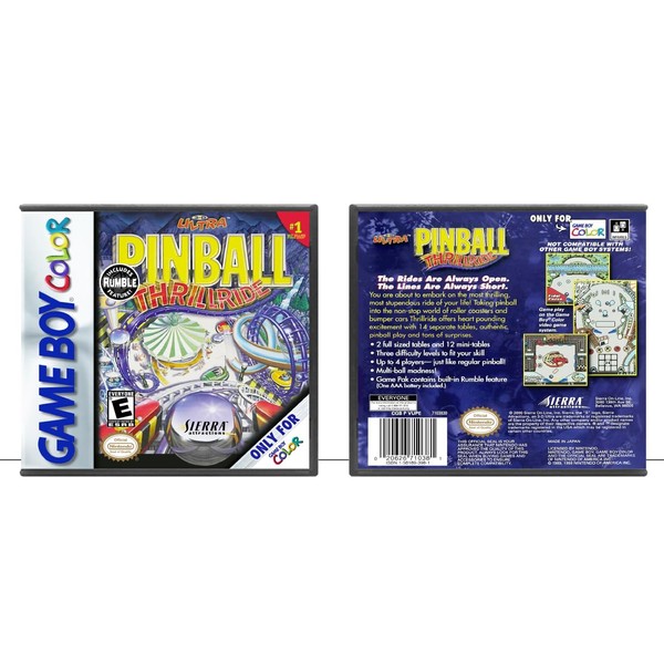 3D Ultra Pinball Thrillride | (GBC) Game Boy Color -