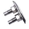 SUNOOM Boat Pull up Deck Cleat 5 Inch,316 Stainless Steel