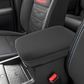 SXCY for 2022-2025 Nissan Frontier Accessories Armrest Cover for Frontier 2024 2025 Accessories 2024 2025 Frontier Center Console Cover 2025 Frontier Middle Console Cover(Gray Line)