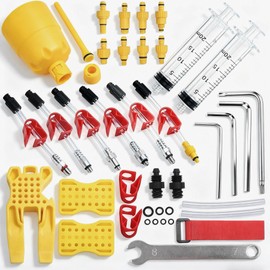 CYCOBYCO Hydraulic Disc Brake Bleed Kit, Universal Mineral Oil Bleeding Tool Set, Compatible with Shimano, SRAM, MAGURA, TEKTRO, Hayes, for MTB & Road Bikes