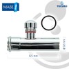 Extension Tube 125 mm with Pipe Aerator for Siphon Odour