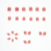 YOGOTI Nail Tips, 24 Pieces, Short Gel Nail Stickers, Nail
