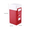 Lazmin1 Mini USB Refrigerator, Portable LED Electric Drinks Cooler and